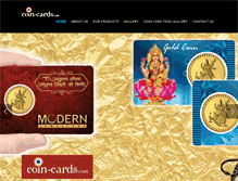 Tablet Screenshot of coin-cards.com